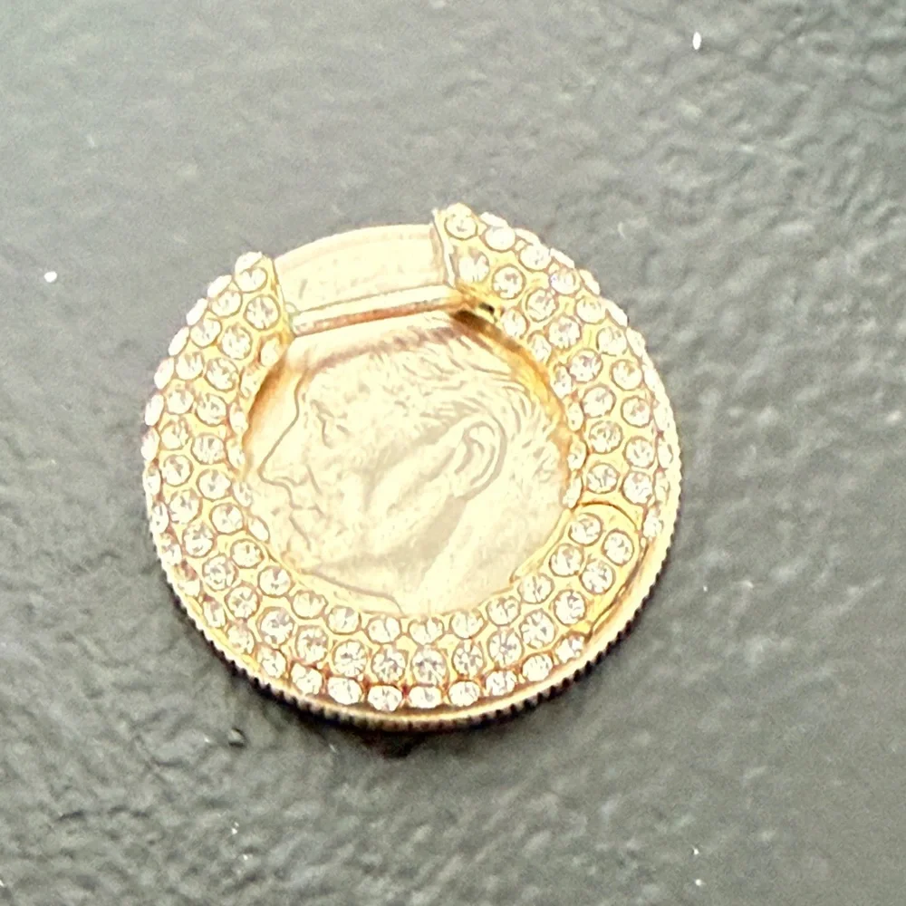 BaubleBar NWOT Huggie Hoops in Clear